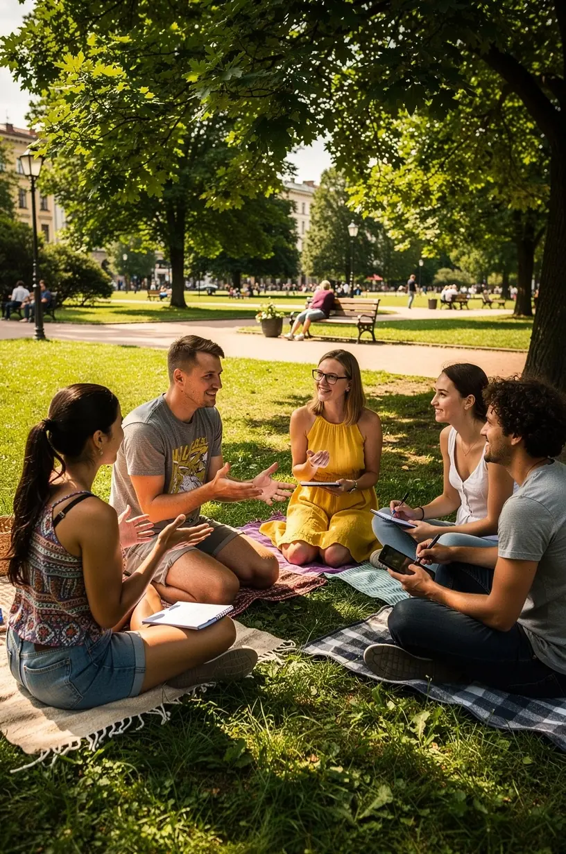 Local artists performing at a music salon event